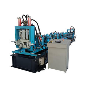 Hydraulisches Motorantrieb system Schnell wechsel größe <span class=keywords><strong>C</strong></span> und Z Stahl Pfetten walzen form maschine <span class=keywords><strong>c</strong></span> z Rollform maschine - Product Image 5