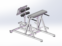 Nouvel équipement de fitness : Machine combinée Hyperextension dorsale et Développeur de fessiers et de muscles ischio-jambiers
