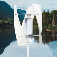 Éolienne à axe vertical Maglev, générateur haute tension 1kw 2kw 3kw 5kw 24V 48V, contrôleur de charge hybride pour usage domestique