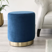 Fauteuil de détente moderne en cuir PU, pouf ottoman de salon, tabouret de rangement pour la maison, le bureau, la chambre, le salon, l'hôtel, l'école, l'hôpital