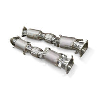 Knalpot untuk Acura NSX 3.5T, Downpipe Performa Stainless Steel Acura NSX, Header Acura NSX, Pelindung Panas Konverter
