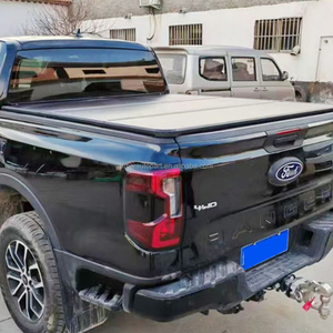 Off-Road 4x4 Aluminium Frame PP Tri-fold Handmatig Vergrendelbare Canopy Cover Waterdichte Tonneau Bed Shelter <span class=keywords><strong>Ford</strong></span> <span class=keywords><strong>Ranger</strong></span> 2024 Zwarte Klep - Product Image 5