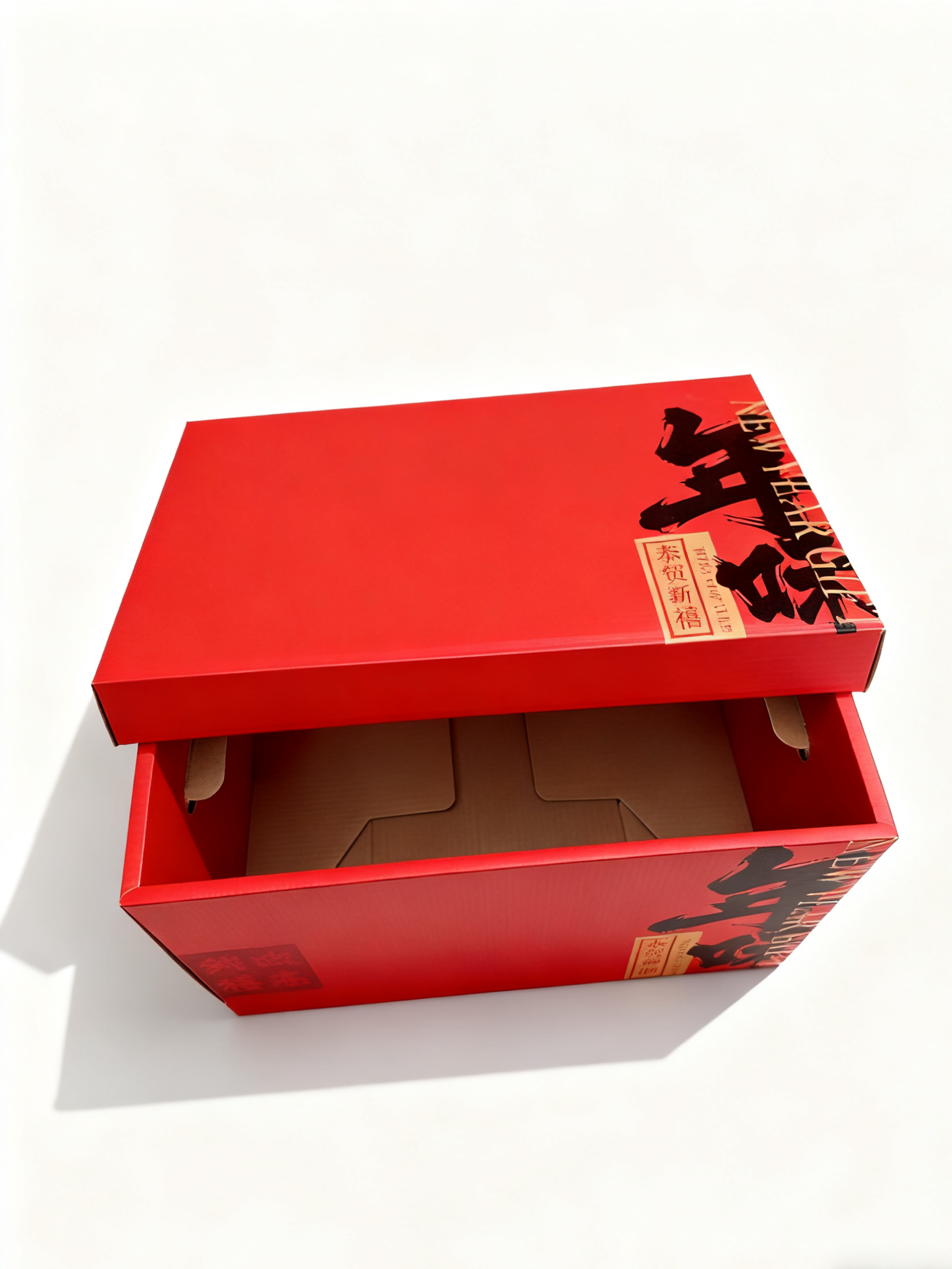 Storage Box Packing Carton Foldable Carton Shipping Box New Year Gift Box Christmas Gift Packaging Corrugated Carton