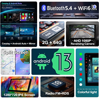 Autoradio Android 10,1 pouces Double DIN 2 DIN Carplay Navigation GPS 1+16 Go MP3 Autoradio Android