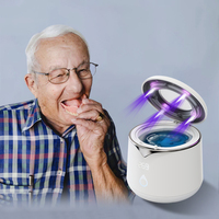 Nettoyeur dentaire ultrasonique portable Smile Find 200 ml 45 kHz à lumière UV pour appareils dentaires, gouttières et bijoux
