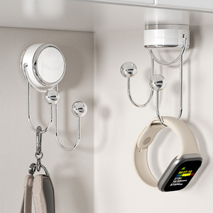 Imega Suction Cup Hooks 3 Pack Strong No Drilling Bathroom Kitchen Shower Hook Modern Design Easy Installation - Product Image 3