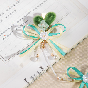 Cadeau pour la Journée des enfants : Barrette à cheveux style ancien avec nœud princesse Yao Yao, jolie pince arrière, accessoire capillaire super féerique pour filles - Product Image 3