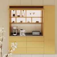 Armoires de cuisine et armoires encastrées de couleur crème scandinave personnalisées pour promoteurs et entrepreneurs immobiliers