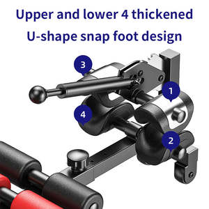 Máquina de Tracción Cervical Plegable de Acero Inoxidable para Todo el Cuerpo, Camilla de Masaje, Cama de Tracción, Máquina de Descompresión y Estiramiento para el Hogar - Product Image 6