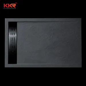 KKR Large Shower Tray Resin Stone Holte Bath Shower Trays Solid Surface Base piatto doccia