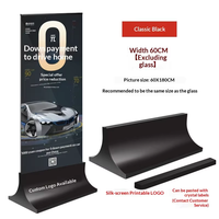 Support d'affichage publicitaire YTSF-F4 Liping, panneau vertical en acier inoxydable et verre, signalétique directionnelle, support d'affiche pour centre commercial
