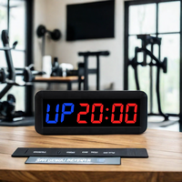 Jam Timer Olahraga Digital LED Portabel Jhering 1.5 Inch Klasik untuk Gym dan Crossfit