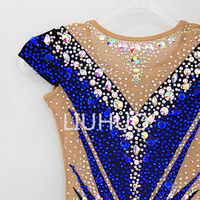 LIUHUO Justaucorps de gymnastique rythmique pour filles grande taille vêtements de danse exotique Enfants Performance Robe de danse pour femmes Costumes personnalisés