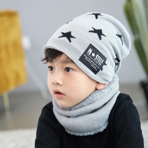 2 Styles Children Winter Knitted <strong>Hat</strong> <strong>and</strong> <strong>Scarf</strong> <strong>Set</strong> <strong>Boy</strong> Girls Warm Plush <strong>Hat</strong> Kids <strong>Hat</strong> Collar <strong>Scarf</strong> Star Knitting Headband - Product Image 6