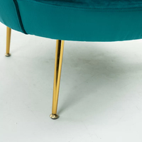 Fauteuil d'appoint de luxe en forme de fleur, canapé individuel élégant, chaises de salle à manger pour le mobilier de salon