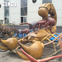 Modèle animatronique en métal Ant pour centre commercial Gym Park et utilisation intérieure/extérieure