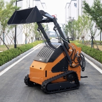 Prêt à expédier Prix usine SMT-460 Mini-chargeuses sur chenilles à essence compactes pour l'aménagement paysager et la construction