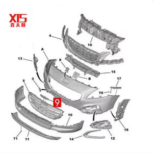 Geugeot <span class=keywords><strong>3008</strong></span> anteriore ABS argento brillante griglia centrale <span class=keywords><strong>Logo</strong></span> Strip Mark per <span class=keywords><strong>3008</strong></span> <span class=keywords><strong>Logo</strong></span> anteriore 9800628580 - Product Image 5