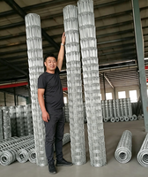 Grillage à mailles carrées galvanisé à chaud, à nœuds fixes, haute résistance, 1,5 m 1,8 m, pour clôture de ranch, de pâturages, pour bovins, ovins, cervidés, chevaux