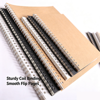 Cuaderno de Papel Desprendible A4 con Espiral, Libro de Almacenamiento de Pegatinas, Logotipo Personalizado, Lote Pequeño, OEM, Muestra Gratuita, Suministros de Papel Kraft