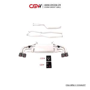 CGW出厂价格手势阀门控制性能排气消声器，适用于BMW X5 G05 3.0T X5M风格的猫 - Product Image 2