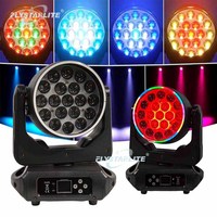 Nouvel équipement de scène 2026 : Projecteurs LED Wash mobiles 250W RGBW 16 canaux pour discothèque, club, soirée, lumière de scène DMX avec bande LED