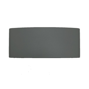 Supporto per lampada da parete esterna in alluminio e vetro E27 presa Max 60W colore grigio luci solari esterne impermeabili - Product Image 1