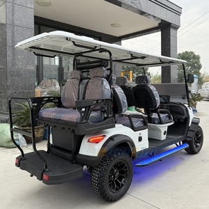 6 kişi elektrikli Golf arabası yeni varış Offroad araç CE Ccertificated özelleştirilmiş kabul - Product Image 2