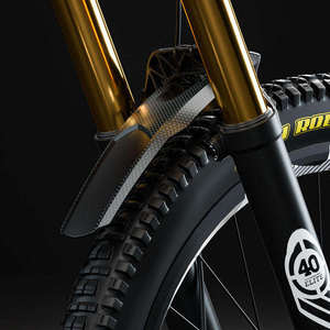 Garde-boue avant/arrière pour VTT <span class=keywords><strong>Fat</strong></span> <span class=keywords><strong>Bike</strong></span>, adapté au cyclisme AM/DH/FR, en matériau PP noir, écologique et durable, pour BMX et vélos de route - Product Image 4