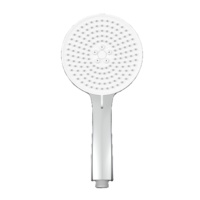 Pommeau de douche haute pression pour appartement, jet spa clair, économie d'eau, finition chromée, en plastique ABS, facile à utiliser