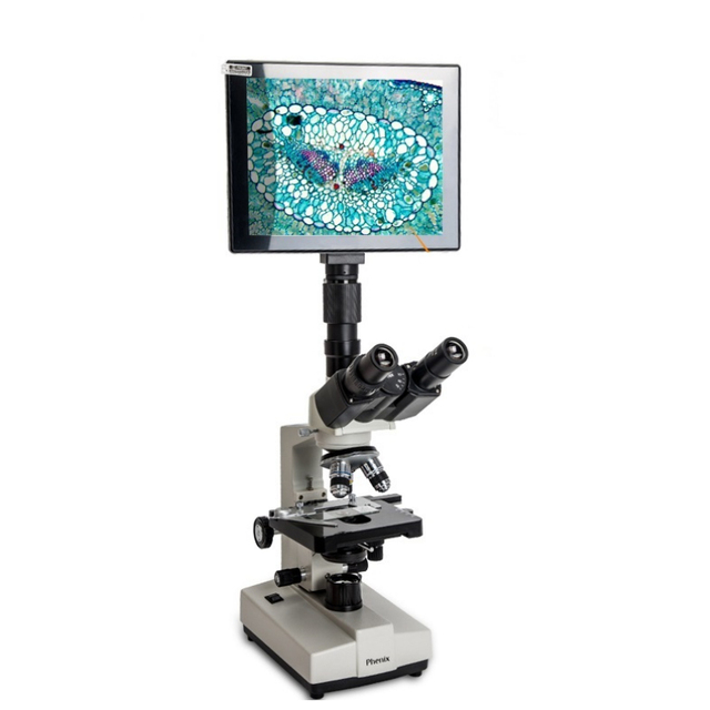 Phenix XSP-36TV-PB9 New Design 9 Inch Digital Binocular TV Veterinary Microscope Biological Microscope for Veterinary Semen