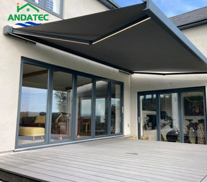 Gazebo para <span class=keywords><strong>Restaurante</strong></span> al Aire Libre, Toldo Eléctrico <span class=keywords><strong>de</strong></span> Aluminio Personalizado con Casete Completo - Product Image 6
