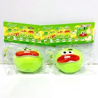 Nieuwe schattige marmeren appel watermeloen squishy cartoon fruit slow rebound handknijp stress verlichting fidget toy TPR voor alle leeftijden