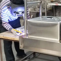 Pemisah Minyak & Air Stainless Steel Komersial VanSenk W26-01 untuk Wastafel Dapur Hotel dan Restoran