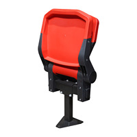 Sièges de stade personnalisables à prix d'usine, chaises de tribune en plastique robustes pour la construction de salles de basketball