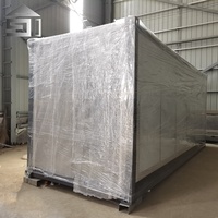 Maison de conteneur extensible de haute qualité 20ft 30ft 40ft pour dortoir d'immeuble de bureaux ou maison de vacances