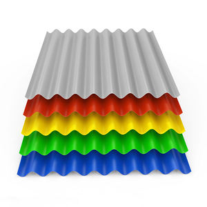 Panneau de toiture ondulé multicolore DX51D PPGI avec 0.15mm-0.25mm d'épaisseur zéro paillettes pour couper le soudage certifié par BIS - Product Image 3