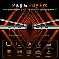DIXIANG Netbook 15,6 pouces FHD IPS Intel 6e génération I3-6100U 8 Go/16 Go de RAM DDR3 128 Go-1 To SSD Sans Fil Nouveau pour les professionnels et les étudiants