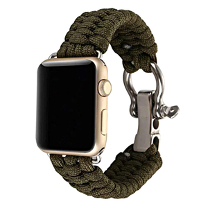 <span class=keywords><strong>Bracelet</strong></span> en Nylon avec corde pour <span class=keywords><strong>Apple</strong></span> <span class=keywords><strong>Watch</strong></span>, de série 6 5 4 3 2 1, pour <span class=keywords><strong>Apple</strong></span> <span class=keywords><strong>Watch</strong></span>, paracorde, <span class=keywords><strong>Bracelet</strong></span> de survie, iwatch 38 40 42 <span class=keywords><strong>44</strong></span> <span class=keywords><strong>mm</strong></span> - Product Image 1