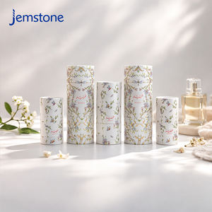 Cajas Redondas de Cartón para Cosméticos, Diseño Personalizado de Lujo, Tubos de Papel Blanco para Perfumes, Aceites Esenciales y Aromaterapia - Product Image 6