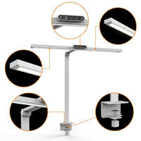 Lampe à pince LED professionnelle 24W, CRI 95 Ra, spectre complet, pour lecture, dessin et études, avec minuterie