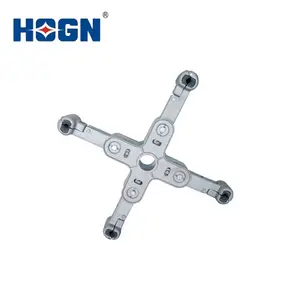 HOGN 더블 커넥터 오버 헤드 전송 라인 장비 스페이서 댐퍼 전력 피팅 액세서리
