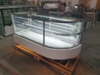 Petit réfrigérateur d'affichage de gâteau de comptoir de refroidissement vitrine de refroidisseur avant ouvert affichage de Gelato de supermarché