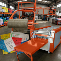 Machine de découpe et de couture entièrement automatique pour sacs en PP tissé de 50 kg, machine de fabrication de sacs en PP tissé et en jute, machine de couture