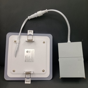 Lõm vuông bảng điều chỉnh ánh sáng ETL ES kín IC đánh giá LED 3inch 3W + 3W CRI Ra80 ra90 vị trí ẩm ướt vị trí ánh sáng màu xanh ra90 - Product Image 6