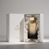 Hot Selling Premium Perfume Bottle 100ml Gradient Glass Perfume Bottle 30ml 50ml Square Empty Perfume Bottle With Box Packaging