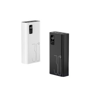 Mô hình mới nhất 30000mAh Powerbank với hiển thị kỹ thuật số bốn USB Loại C Đầu ra 22.5W PD ngân hàng điện 30000mAh Trạm điện cầm tay - Product Image 1