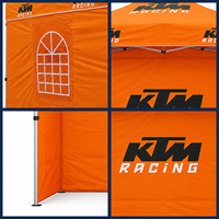 Tente Pop-Up 3x3m avec Impression de Logo Personnalisé, Structure en Aluminium 38mm, Pliante, Imperméable, pour Salons Commerciaux, Expositions, Sports et Toutes Utilisations Extérieures