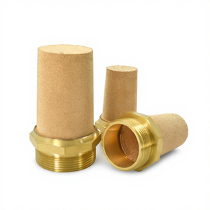 Silencieux pneumatique en laiton à tête longue/pointue BSL-01-02-03, silencieux pour électrovanne en cuivre - Product Image 2