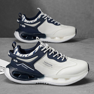 Zapatillas Deportivas para Hombre con Parte Superior de Malla, Amortiguación, Absorción de Impactos, Suela Suave, Suela Gruesa para Aumentar la Altura, para Baloncesto - Product Image 3
